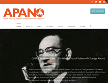 Tablet Screenshot of apano.org